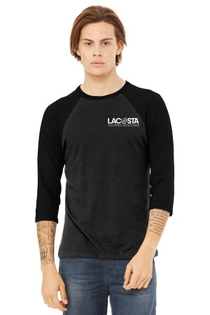 BELLA+CANVAS Unisex 3/4-Sleeve Baseball Tee